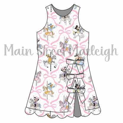 Carousel bow dress
