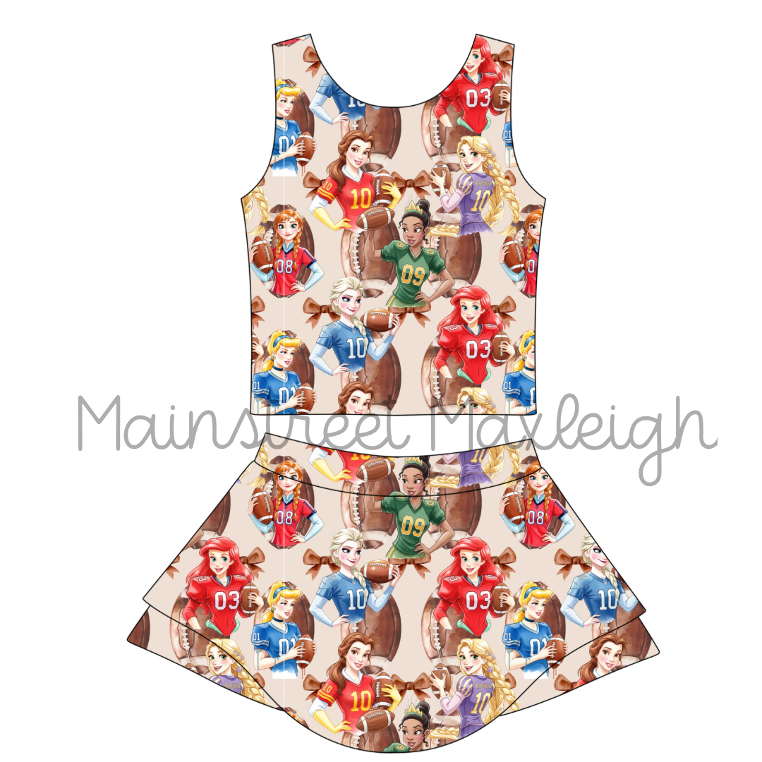 Football princess yoga set