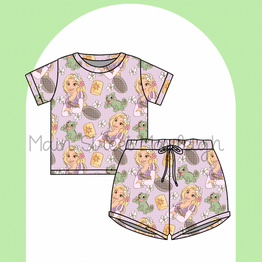 Frying pan waffle set