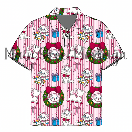 Christmas Kitty Polo
