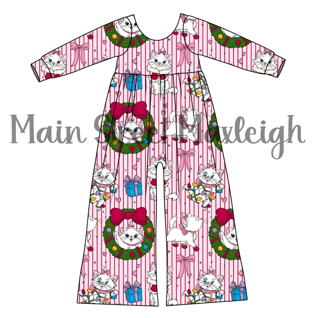 Christmas Kitty Romper