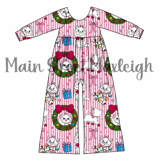 Christmas Kitty Romper