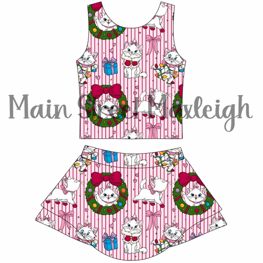 Christmas Kitty Yoga Set