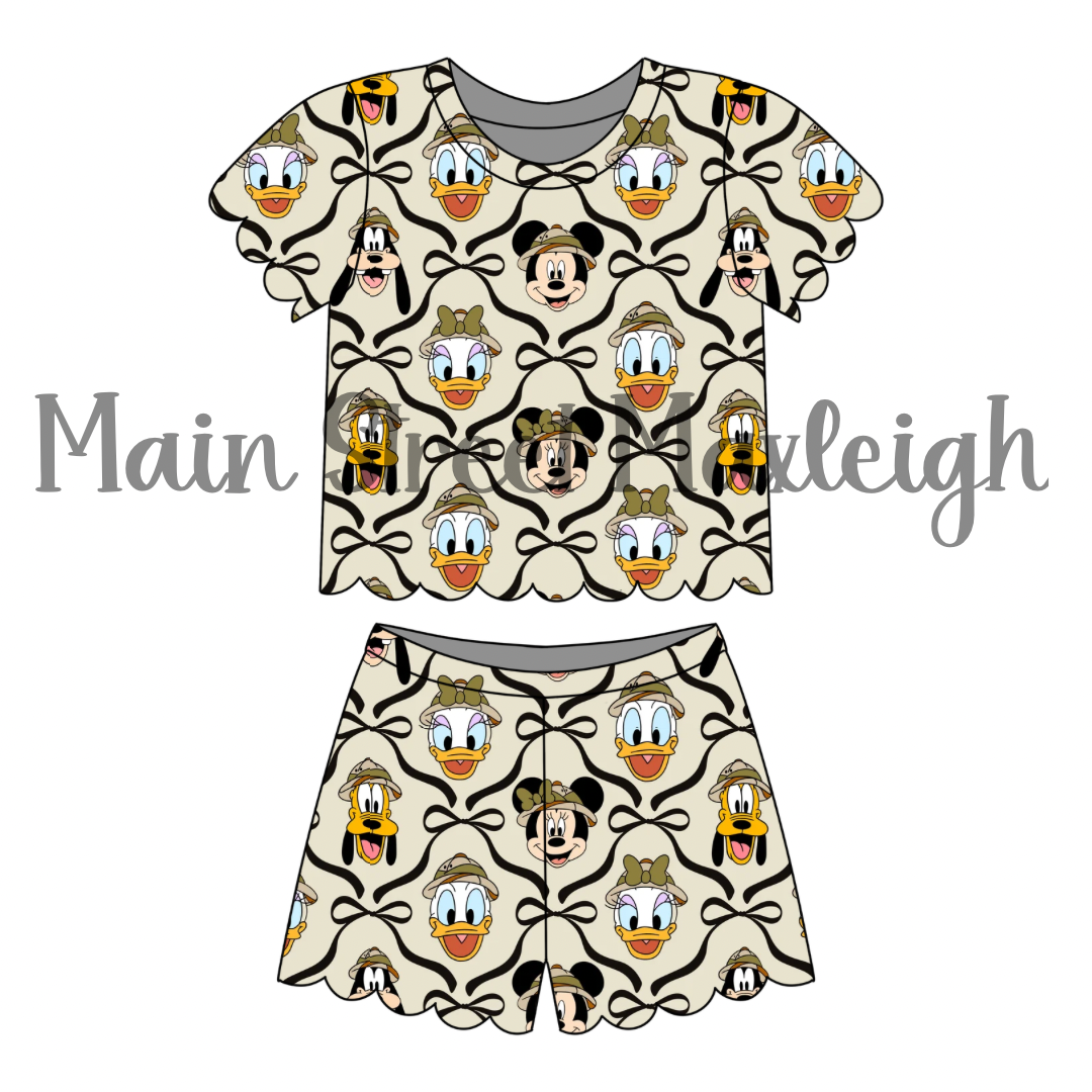 Safari Fab 5 scallop  set